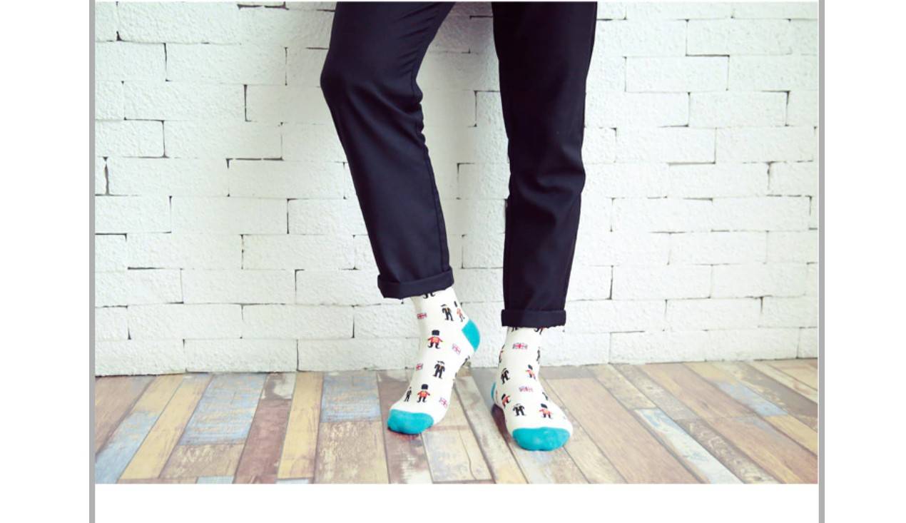 British Soldier Print Socks