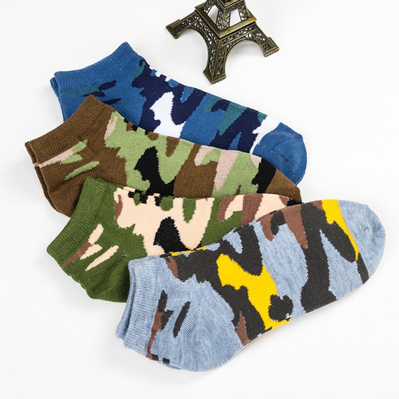 Men's Camouflage Cotton Socks