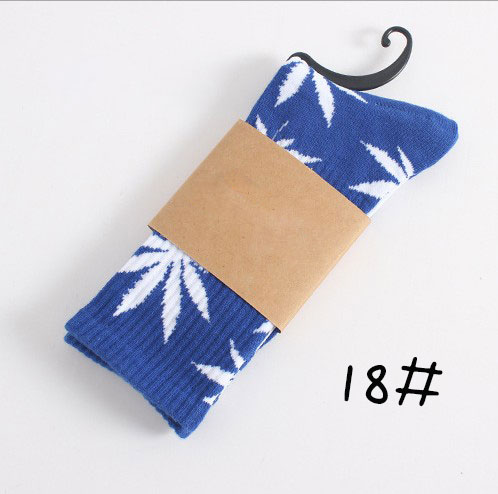 Weed Print Cotton Socks