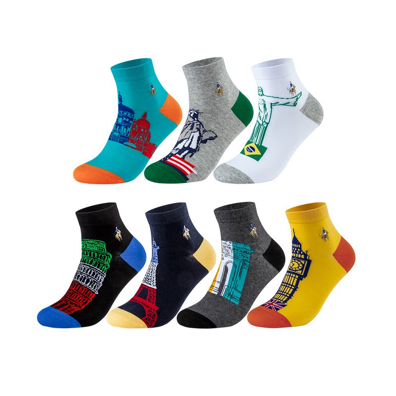 Men's Famous Monuments Sock