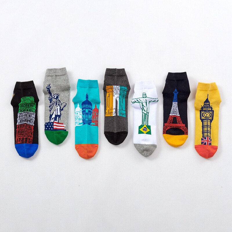Men's Famous Monuments Sock