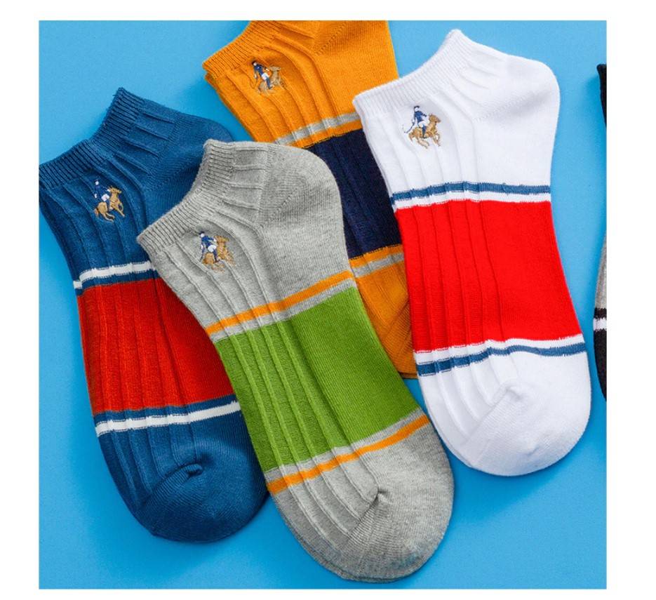 Men's Wide Stripe Bamboo Fiber Socks