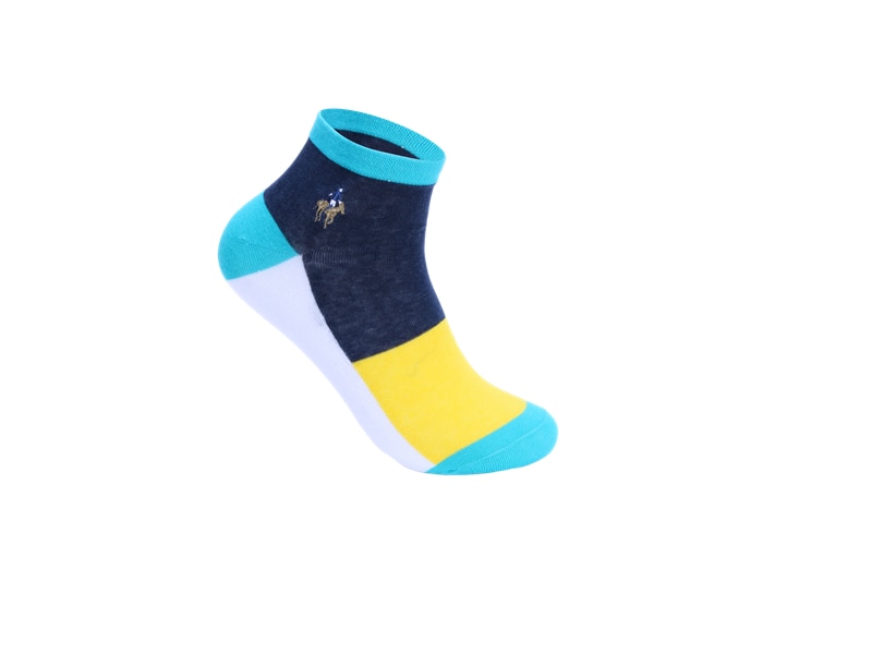 Men's Colorblock Breathable Socks 5 Pairs Set