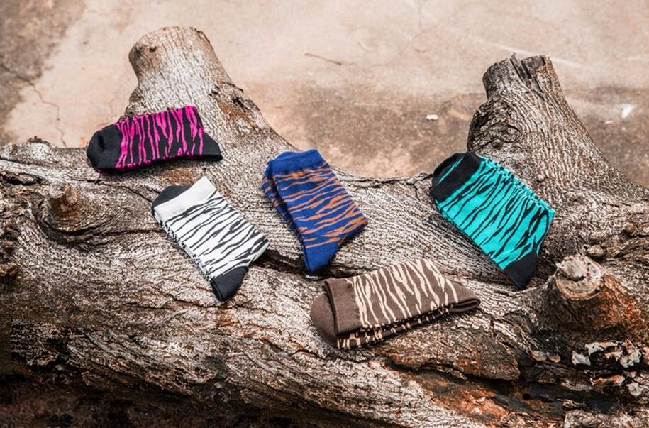 Men's Acid Zebra Socks
