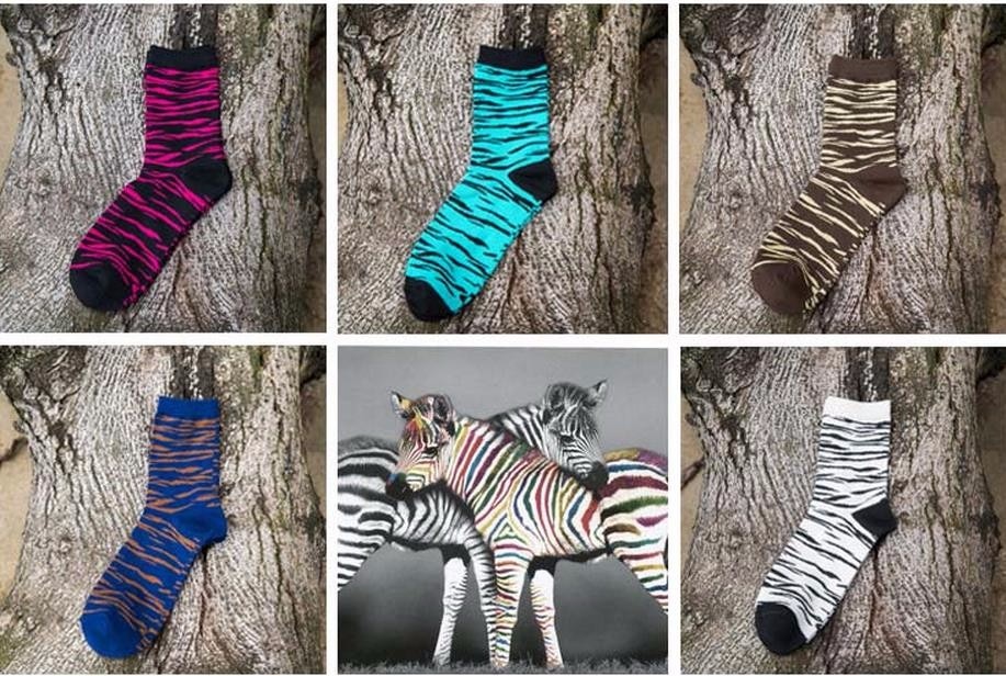 Men's Acid Zebra Socks