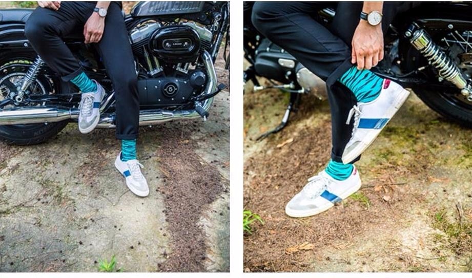 Men's Acid Zebra Socks