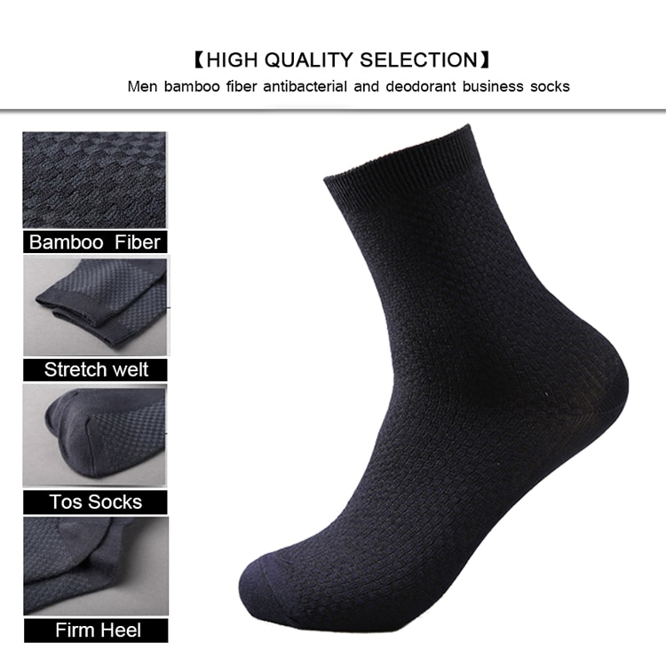 Men's Bamboo Classic Socks 10 pairs Set