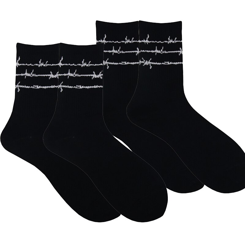 Barbed Wire Socks 4 Pairs Set