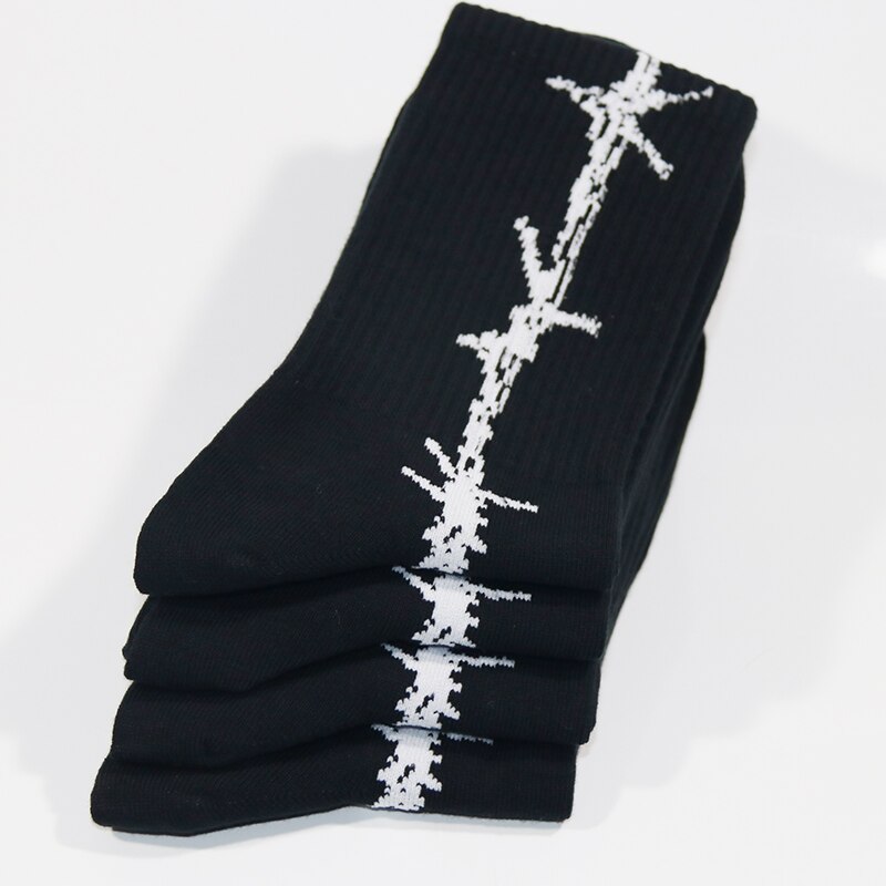 Barbed Wire Socks 4 Pairs Set
