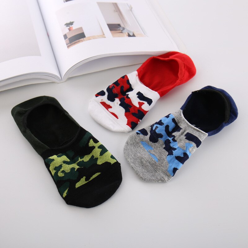 Camouflage Print Summer Ankle Socks