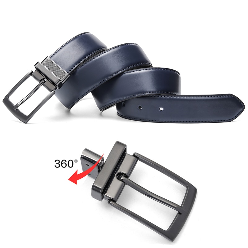 Men's Reversible Leather Belt