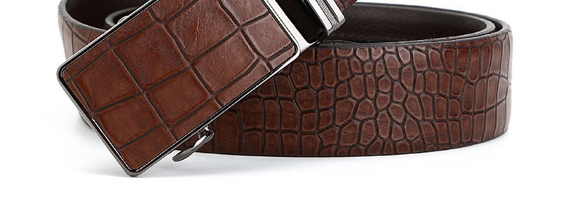 Men's Leather Automatic Belt
