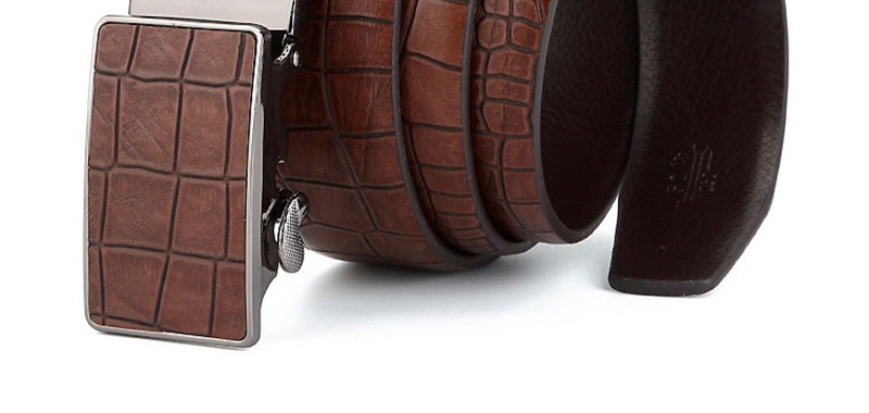 Men's Leather Automatic Belt