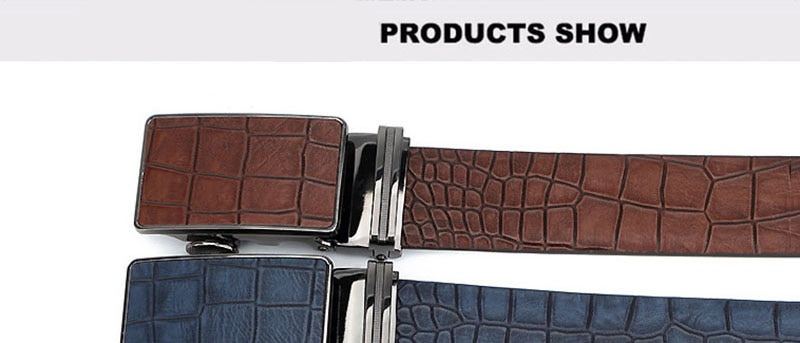 Men's Leather Automatic Belt