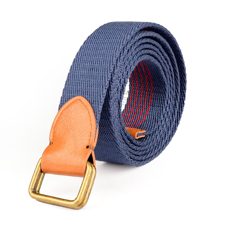 Men's Striped Nylon Belt