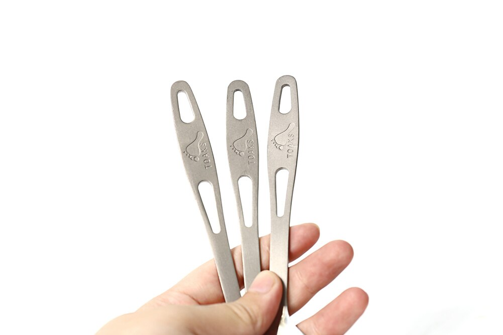 Titanium Camping Cutlery Set with Buckle