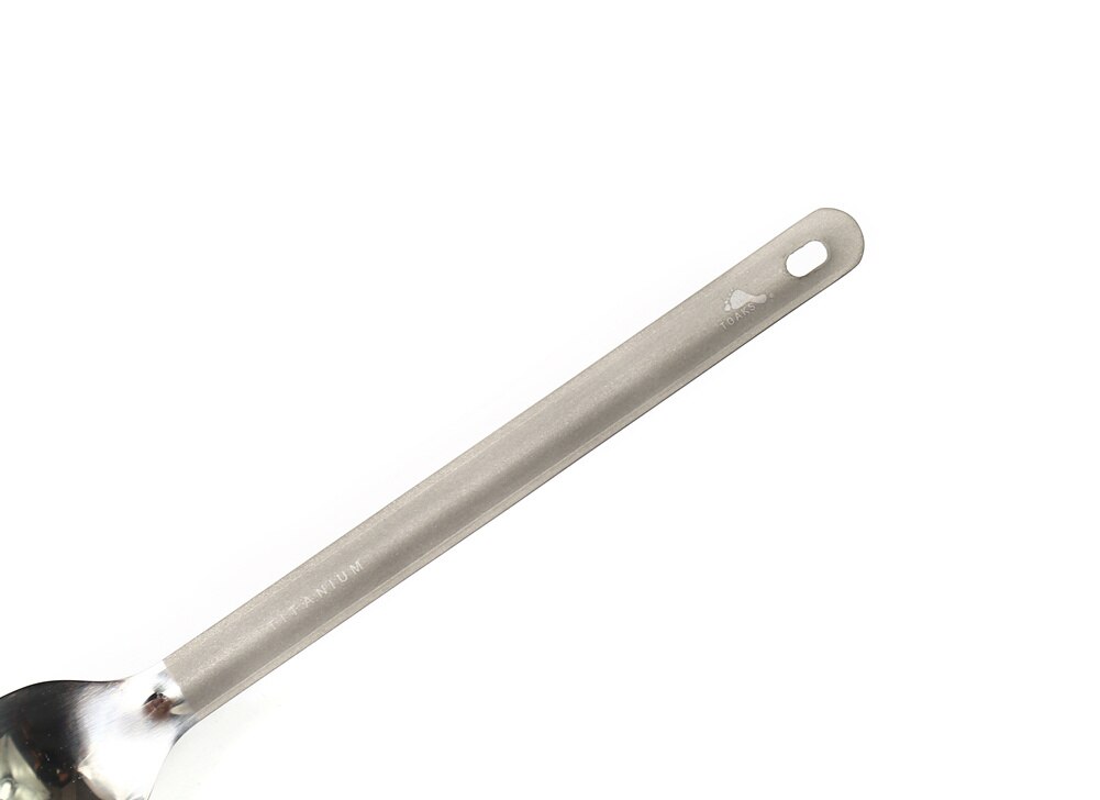 Long Titanium Camping Spoon
