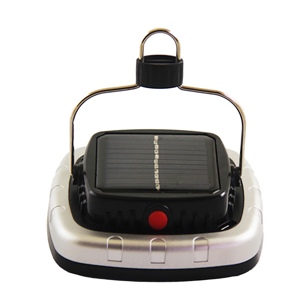 Compact Hanging Camping Lantern with Solar Panel