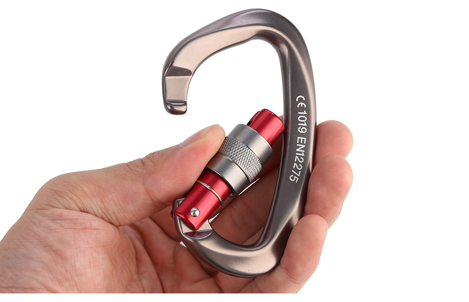 D-Shaped Climbing Carabiner