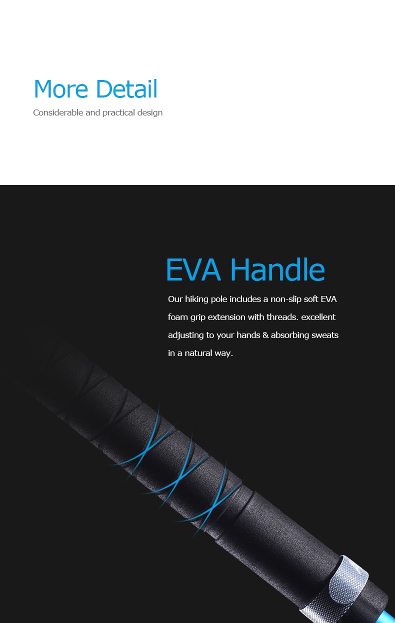 Lightweight, Folding, Collapsible, Trekking Poles