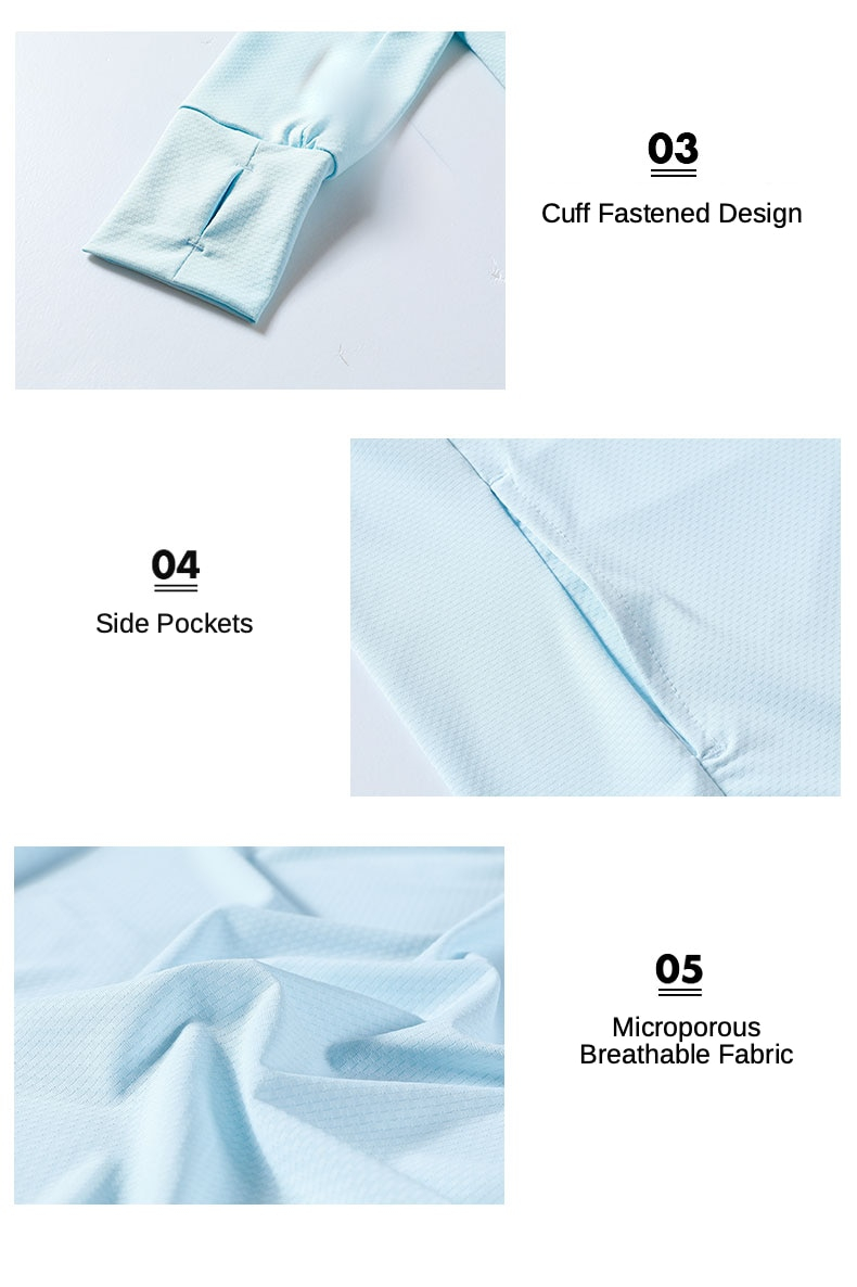Pastel Color UV Protection Jacket- Quick Dry