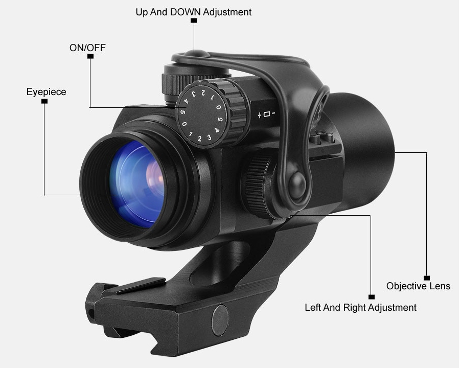 M2 Holographic Red Dot Sight Scope