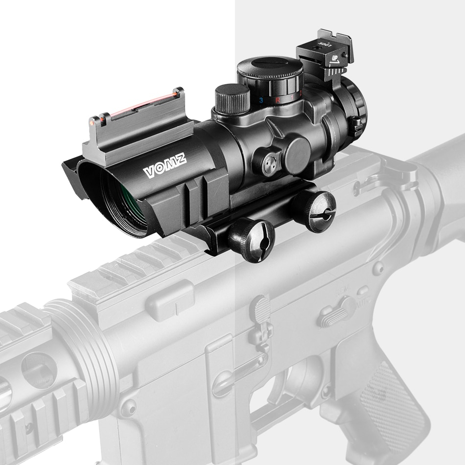 4x32 Fogproof Illuminated Adjustable Riflescope