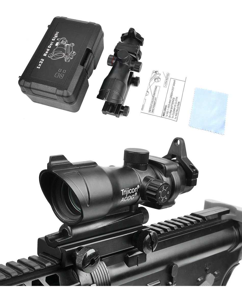 1X32 Optical Rifle Scope For Airsoft Guns