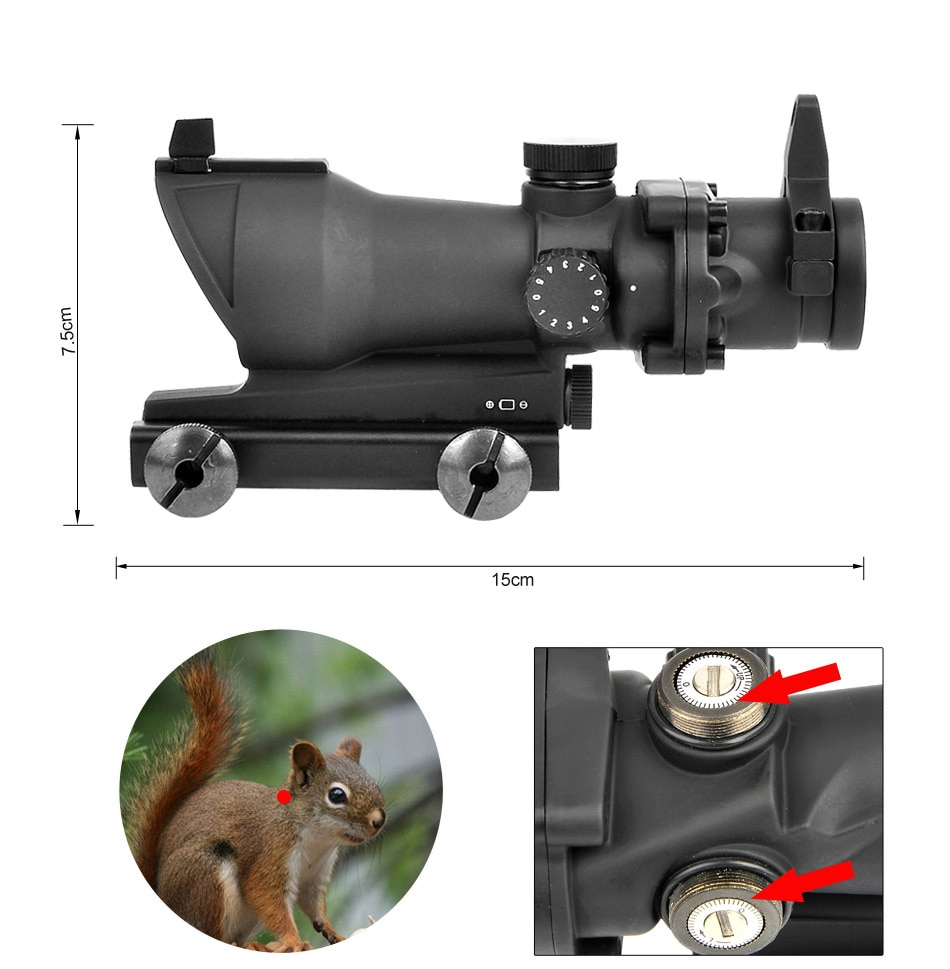 1X32 Optical Rifle Scope For Airsoft Guns