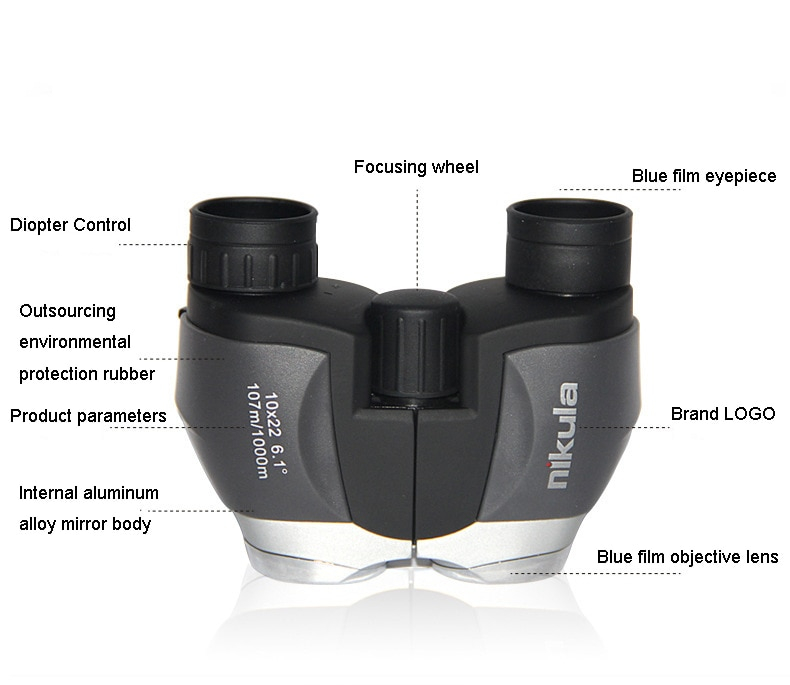 10X22 1000M Distance Pocket Binocular Telescope