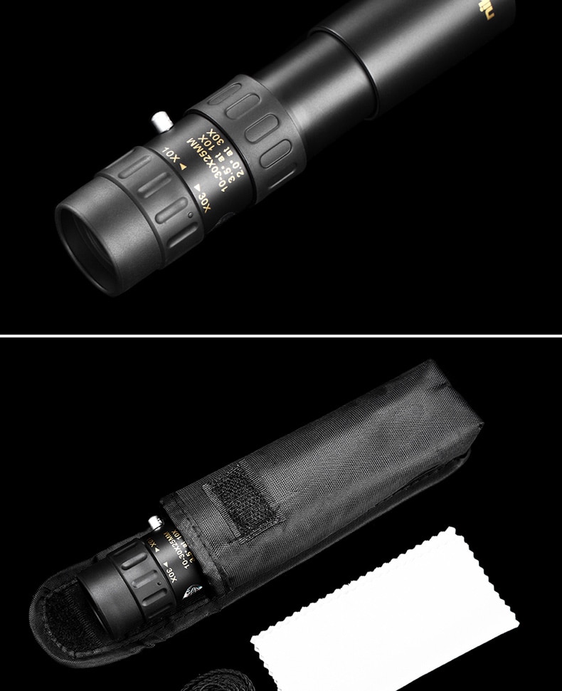 10-30X25 Zoom Pocket Hunting Monocular