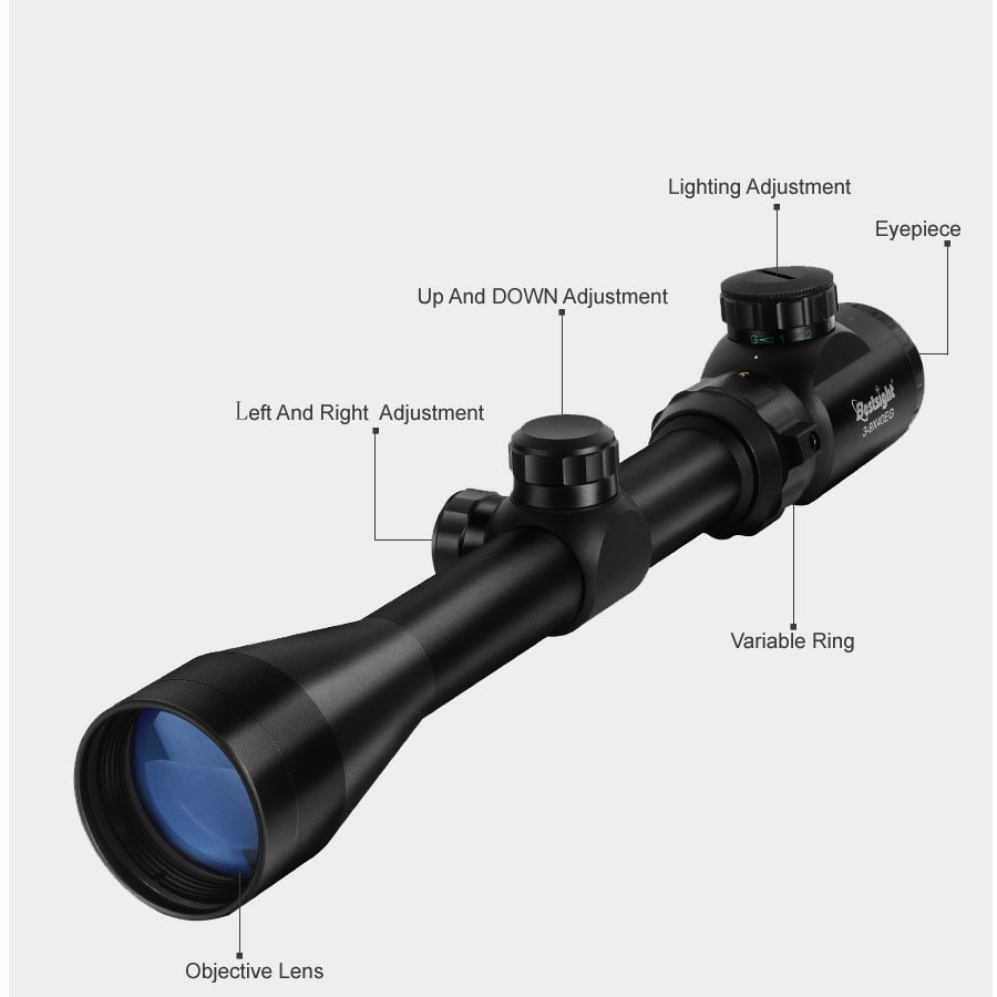 3-9x40 Aluminium Alloy Optic Scope