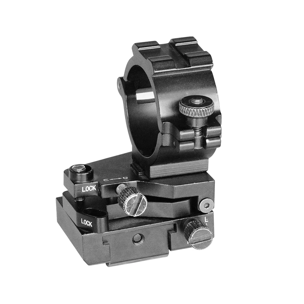Adjustable Scope Mount Ring in Black