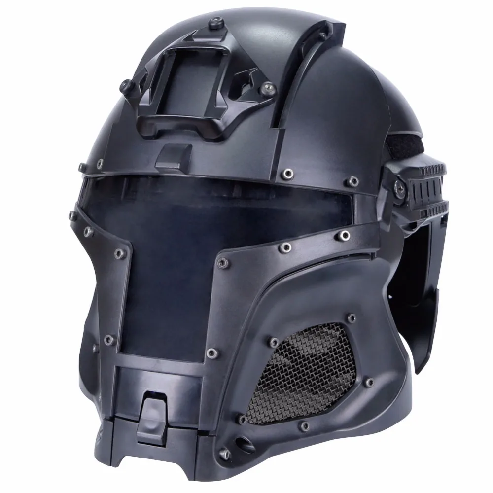 Airsoft Paintball Tactical Helmet in Black