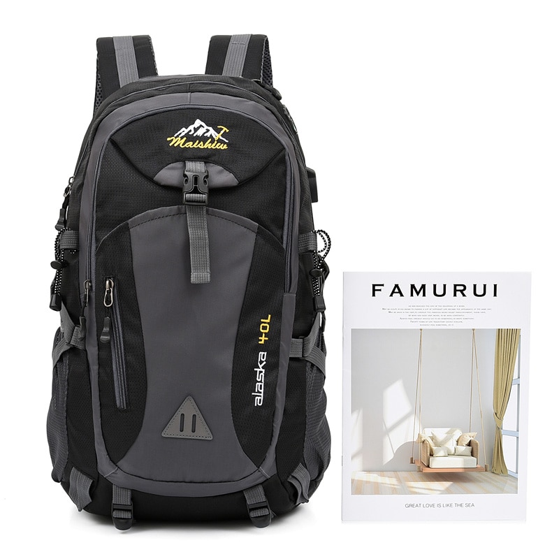 Waterproof Camping Backpack with USB Port