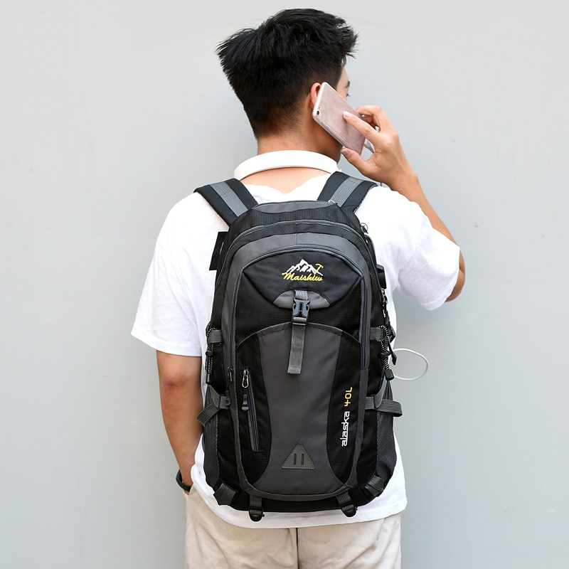 Waterproof Camping Backpack with USB Port