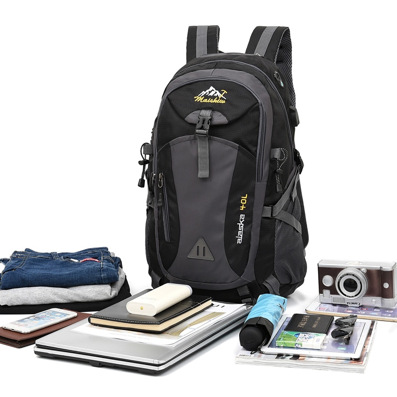 Waterproof Camping Backpack with USB Port