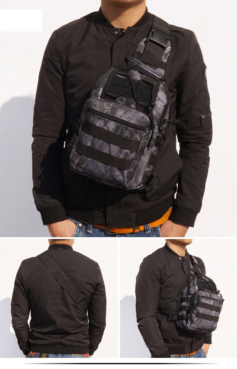 Camouflage Printed Shoulder Bag
