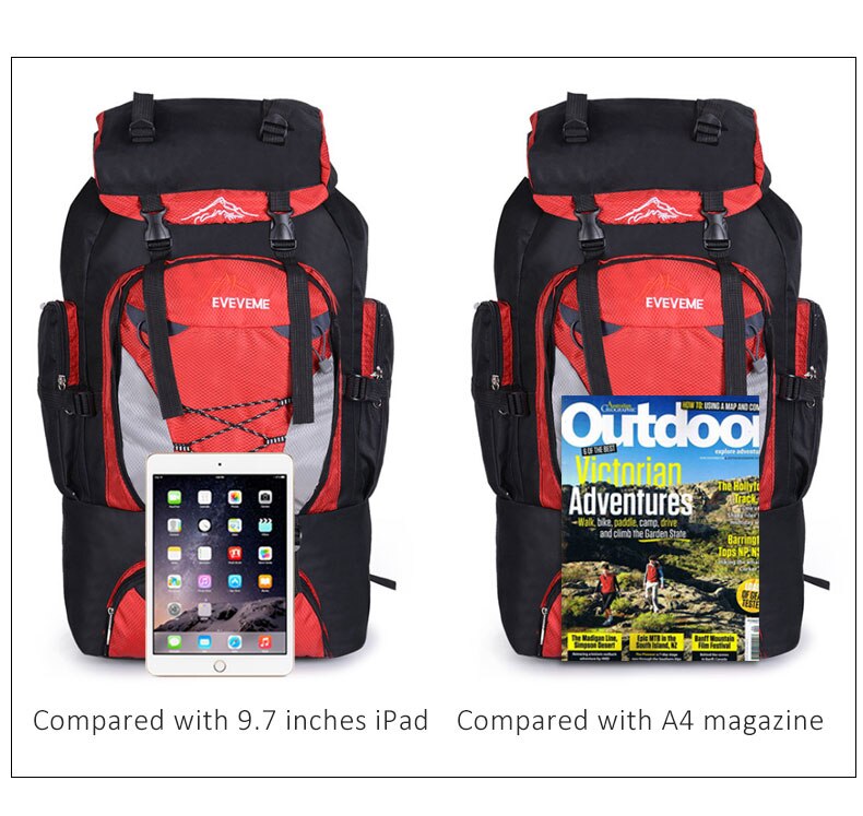 Waterproof Climbing 80L Backpacks