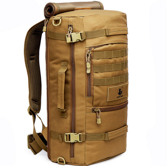 Solid Color Bucket Backpack