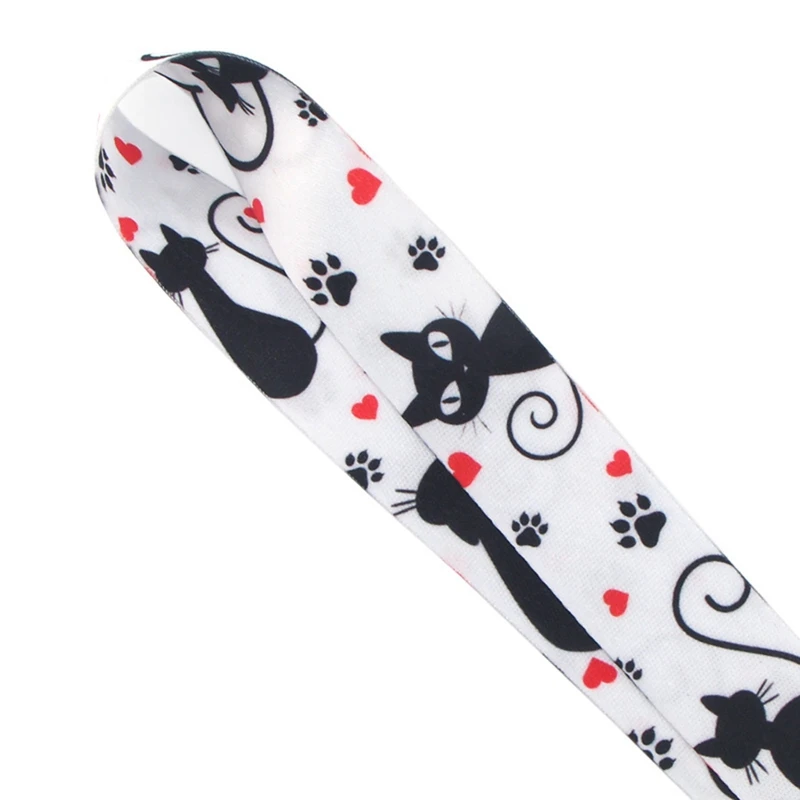 Cat Print Lanyard