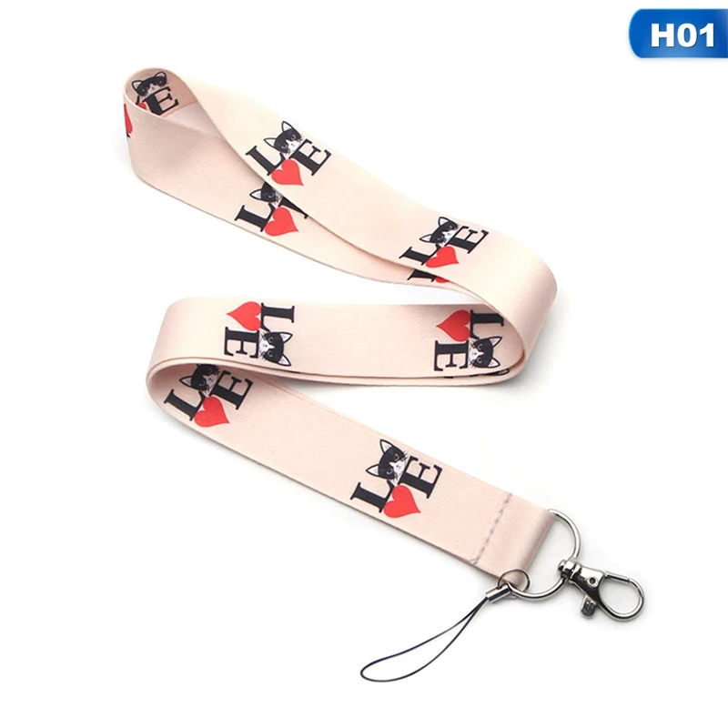 Cat Print Lanyard