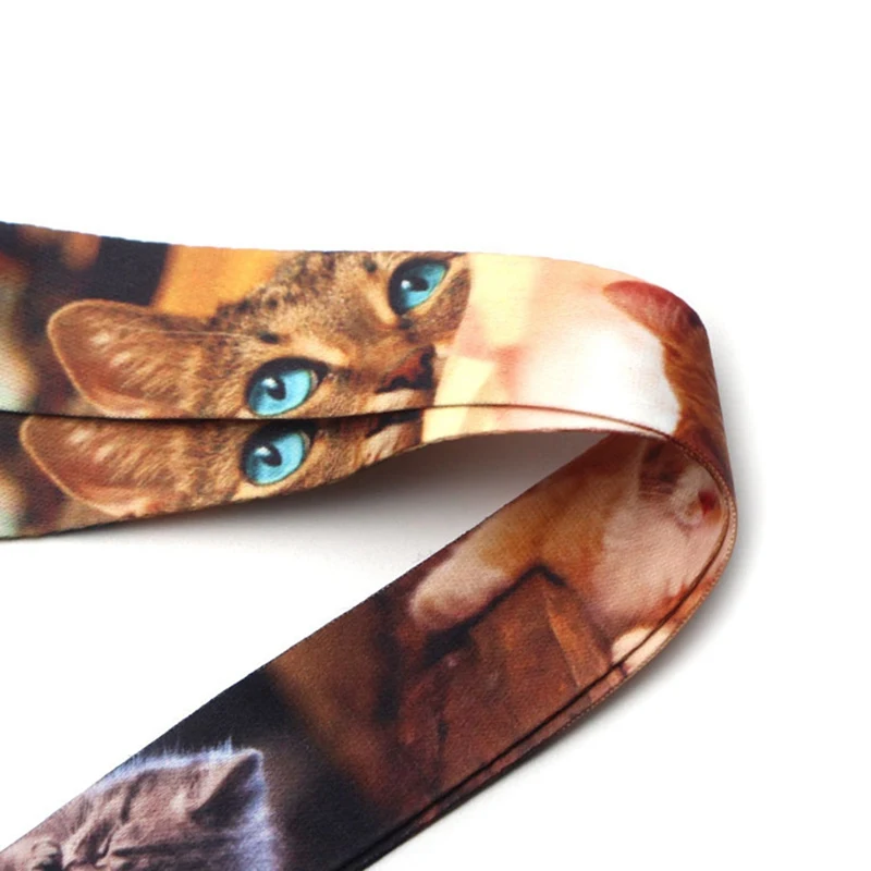 Cat Print Lanyard