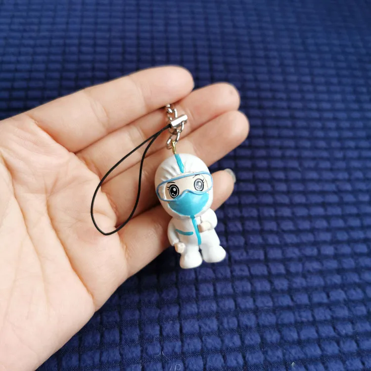 Doctor with Mask Key Ring