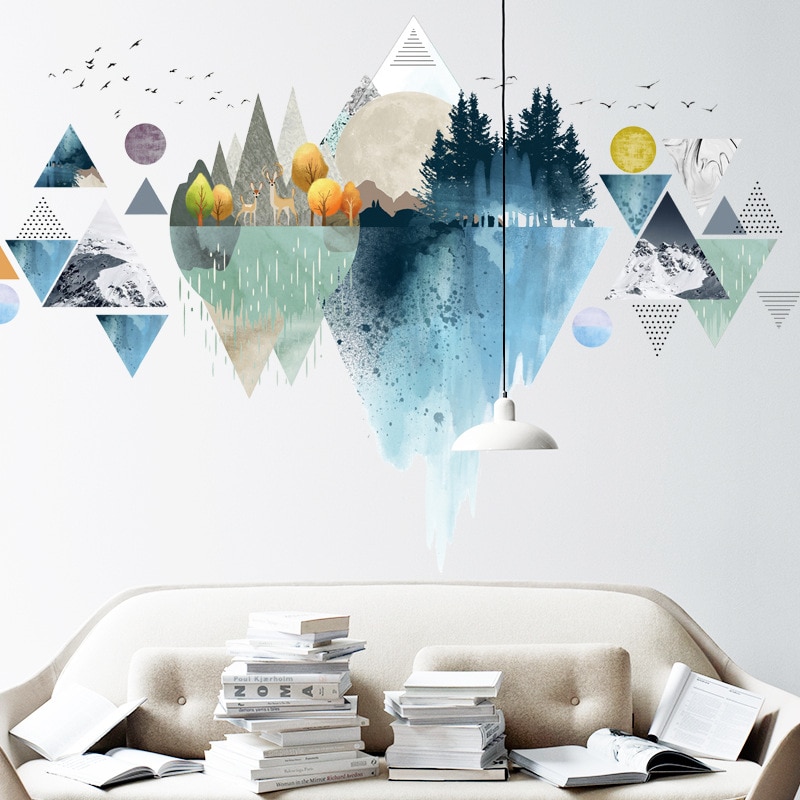 Dreamy Mountain Wall Sticker