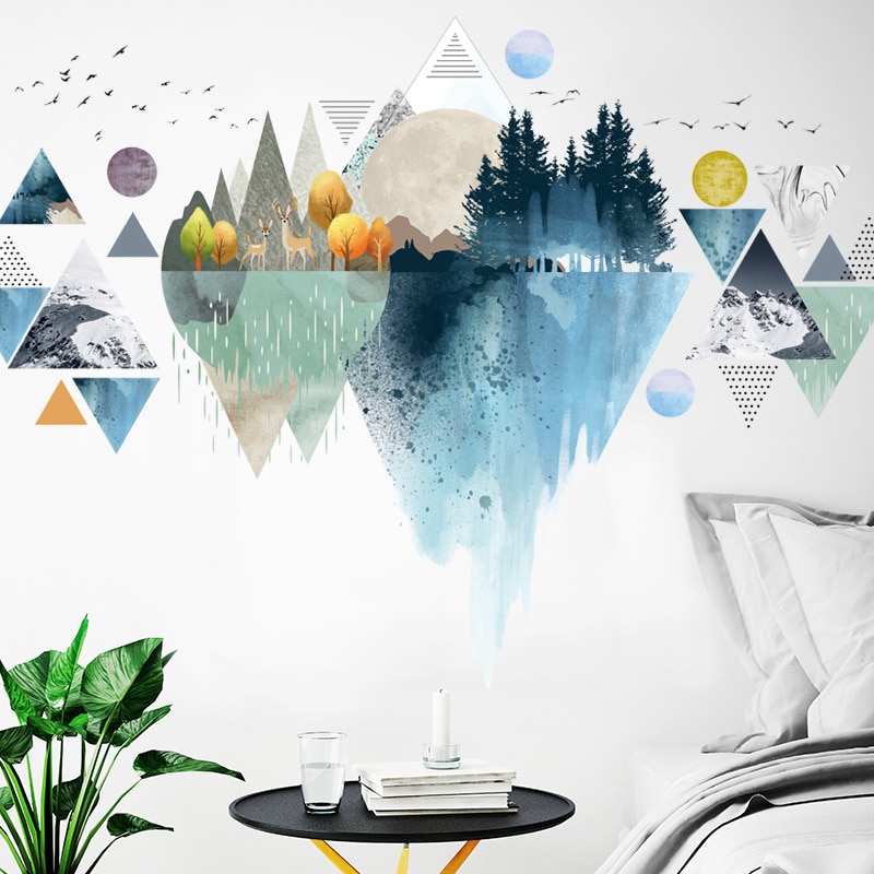 Dreamy Mountain Wall Sticker
