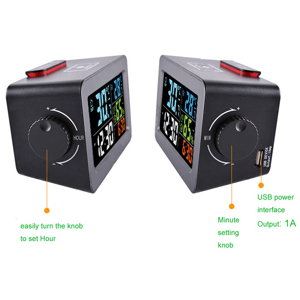 Digital Alarm Clock with Thermometer