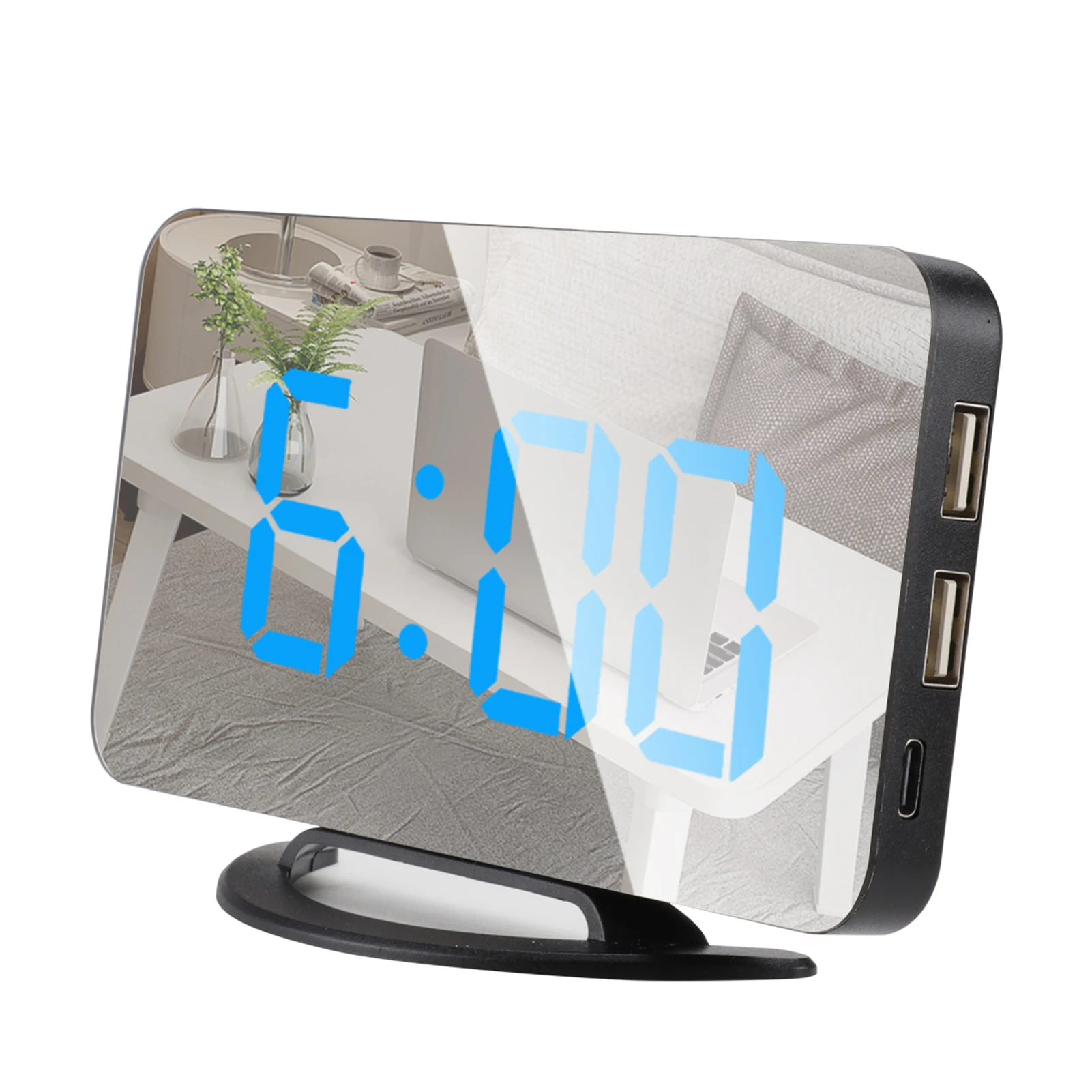 LED Mirror Digital Clock