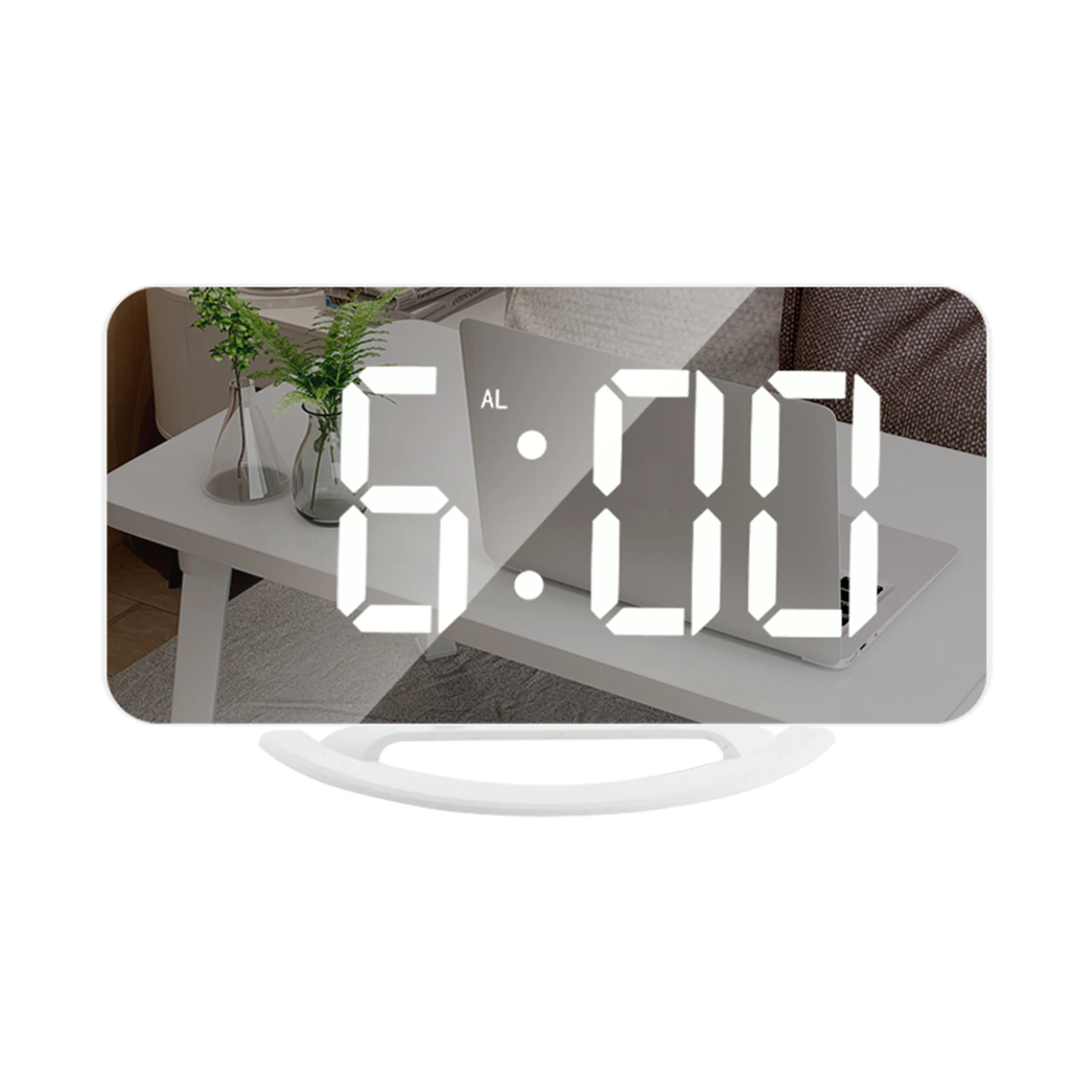 LED Mirror Digital Clock
