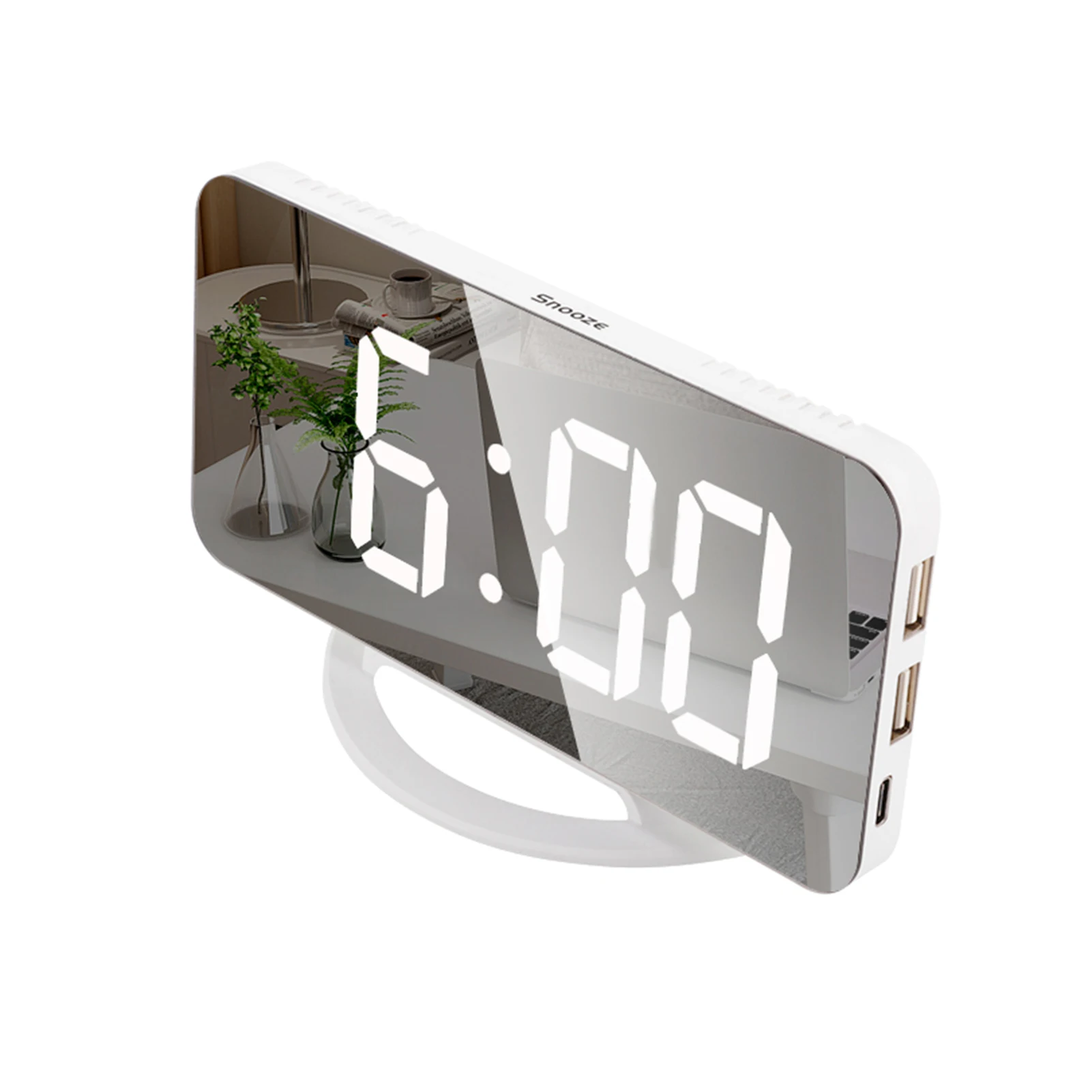 LED Mirror Digital Clock
